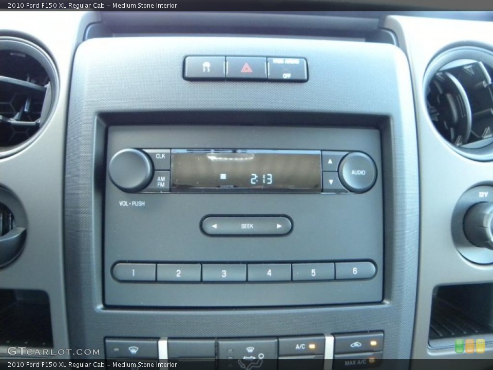 Medium Stone Interior Controls for the 2010 Ford F150 XL Regular Cab #39399365