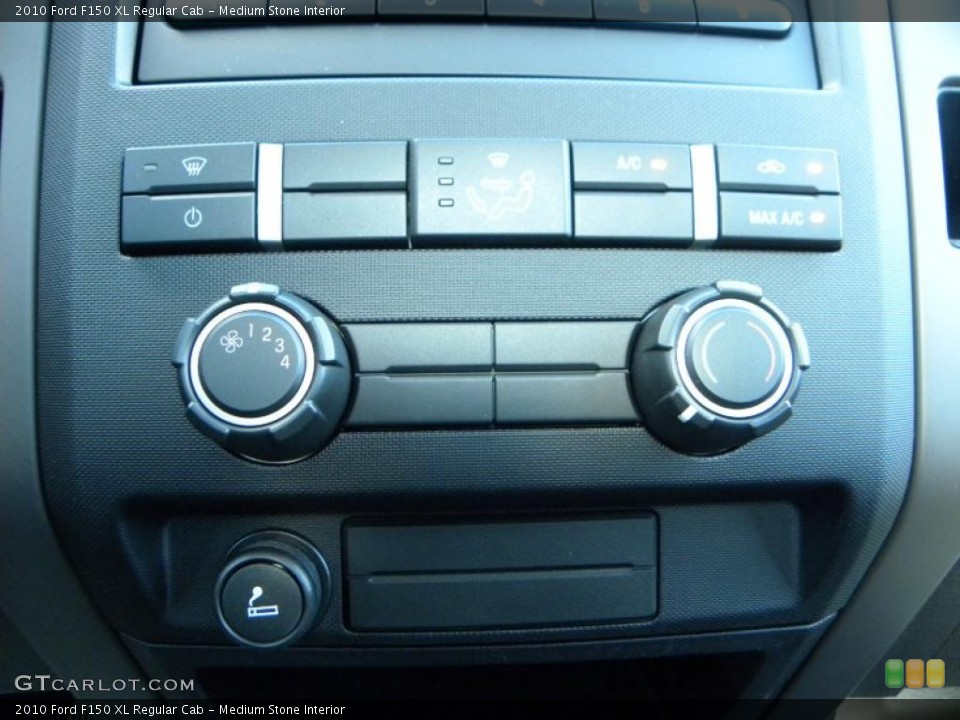 Medium Stone Interior Controls for the 2010 Ford F150 XL Regular Cab #39399381