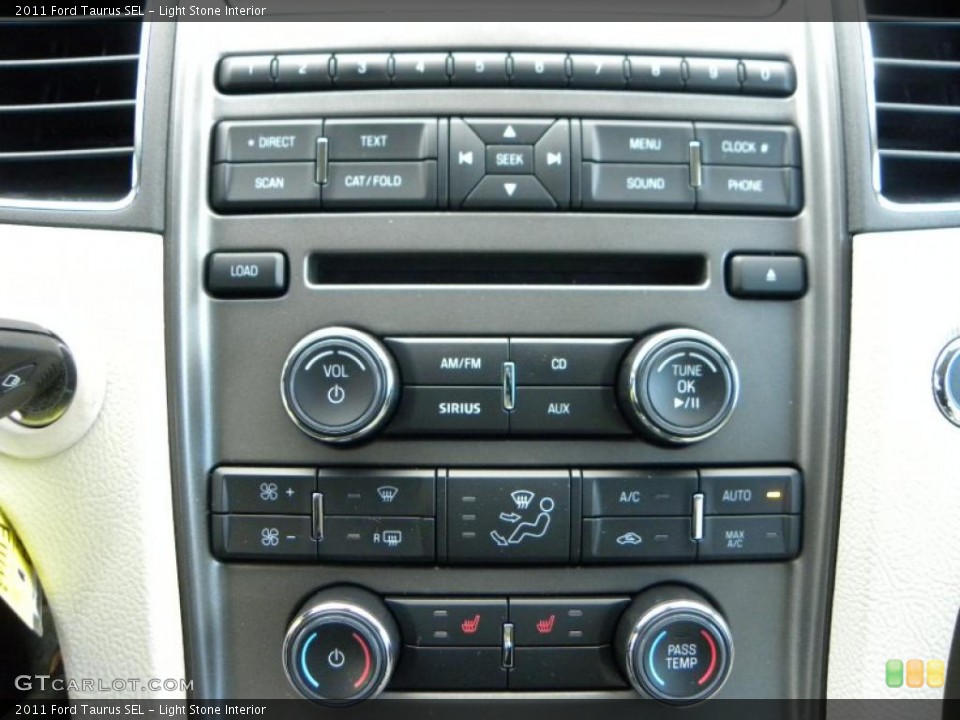 Light Stone Interior Controls for the 2011 Ford Taurus SEL #39400089