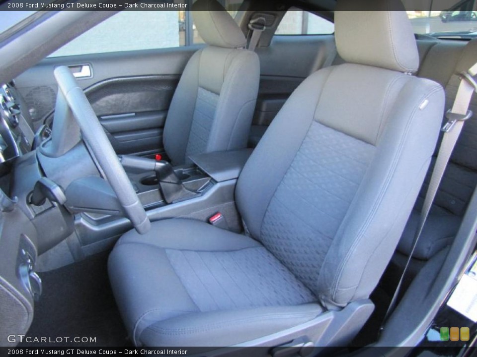 Dark Charcoal Interior Photo for the 2008 Ford Mustang GT Deluxe Coupe #39401153