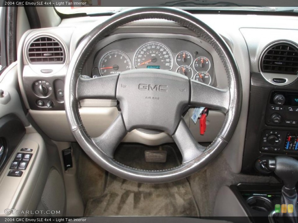 Light Tan Interior Steering Wheel for the 2004 GMC Envoy SLE 4x4 #39402833
