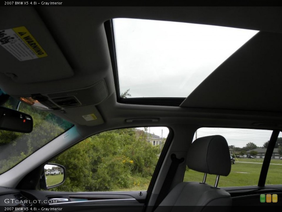 Gray Interior Sunroof for the 2007 BMW X5 4.8i #39403209