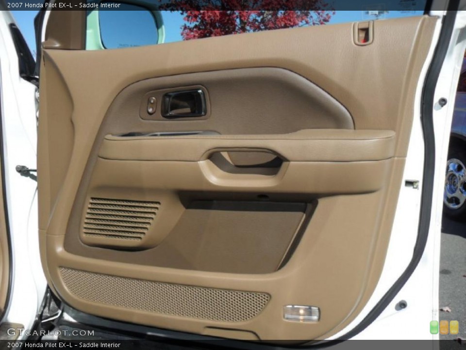 Saddle Interior Door Panel for the 2007 Honda Pilot EX-L #39403677