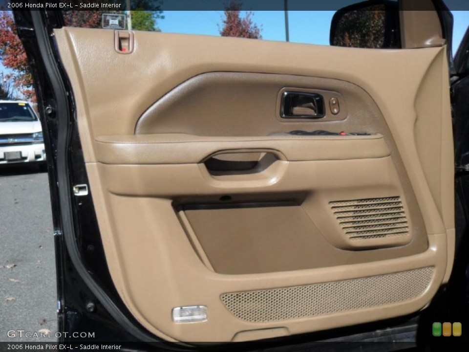 Saddle Interior Door Panel for the 2006 Honda Pilot EX-L #39404269