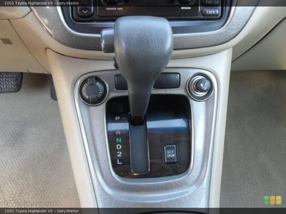 Ivory Interior Transmission for the 2003 Toyota Highlander V6 #39405141