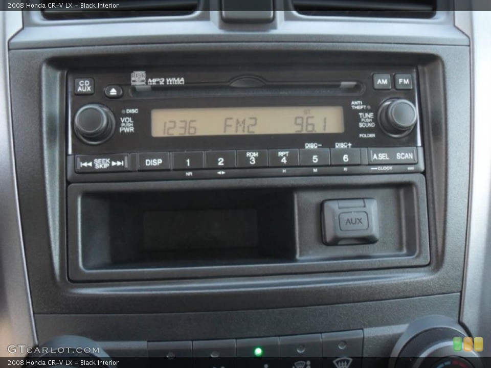Black Interior Controls for the 2008 Honda CR-V LX #39405529