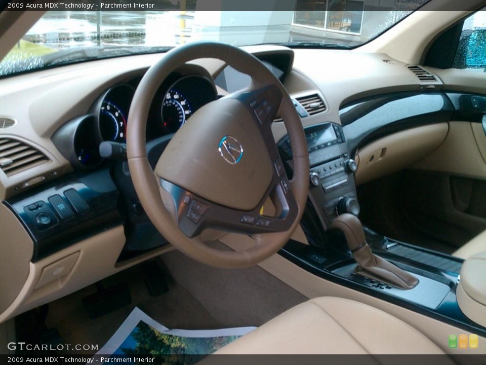 Parchment Interior Prime Interior for the 2009 Acura MDX Technology #39406373