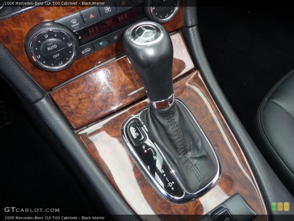 Black Interior Transmission for the 2006 Mercedes-Benz CLK 500 Cabriolet #39407185