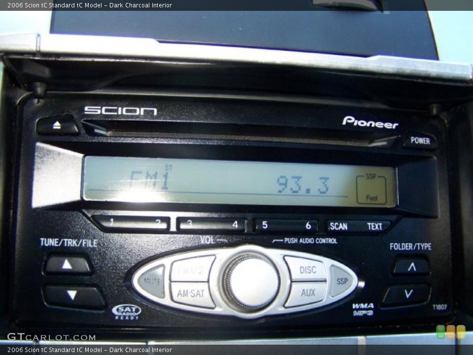 Dark Charcoal Interior Controls for the 2006 Scion tC  #39408065