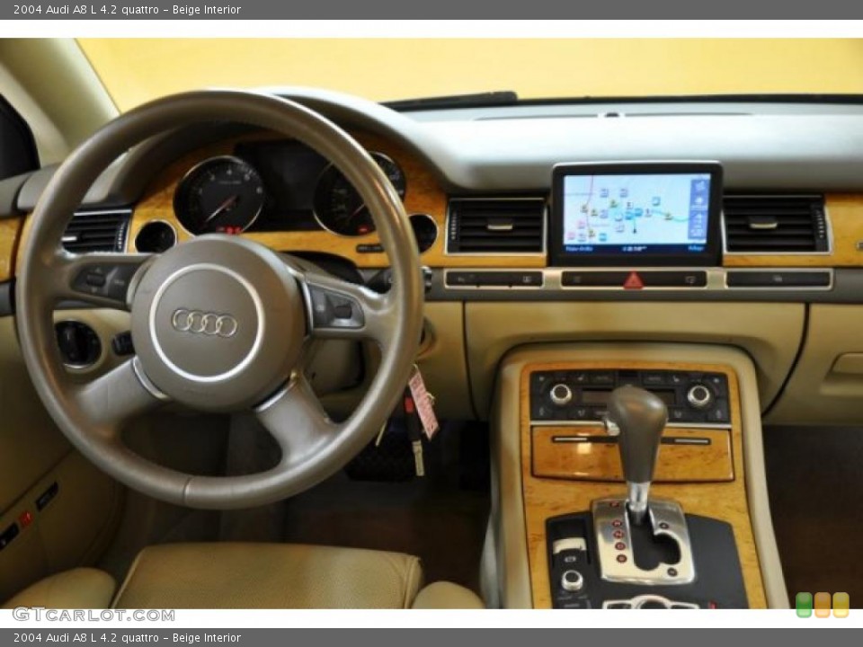 Beige Interior Dashboard for the 2004 Audi A8 L 4.2 quattro #39408405