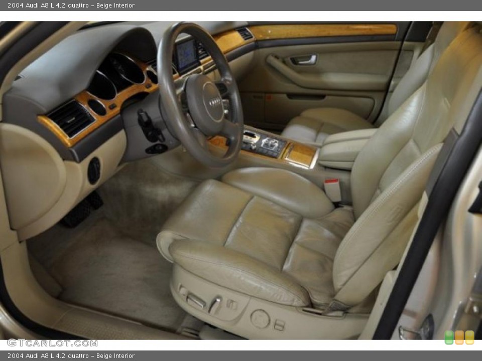 Beige Interior Photo for the 2004 Audi A8 L 4.2 quattro #39408505