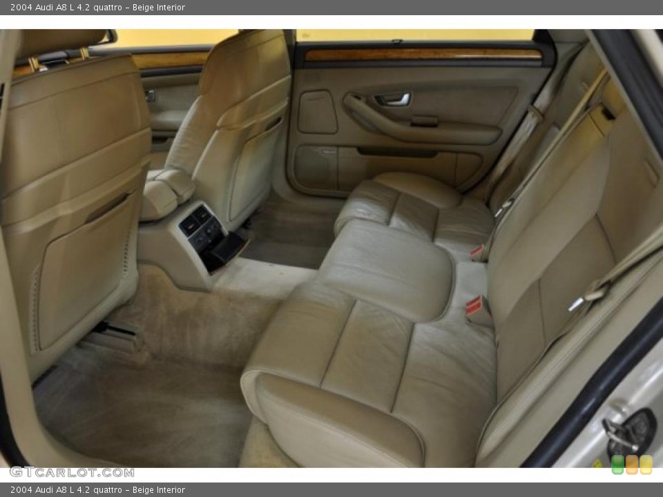 Beige Interior Photo for the 2004 Audi A8 L 4.2 quattro #39408521