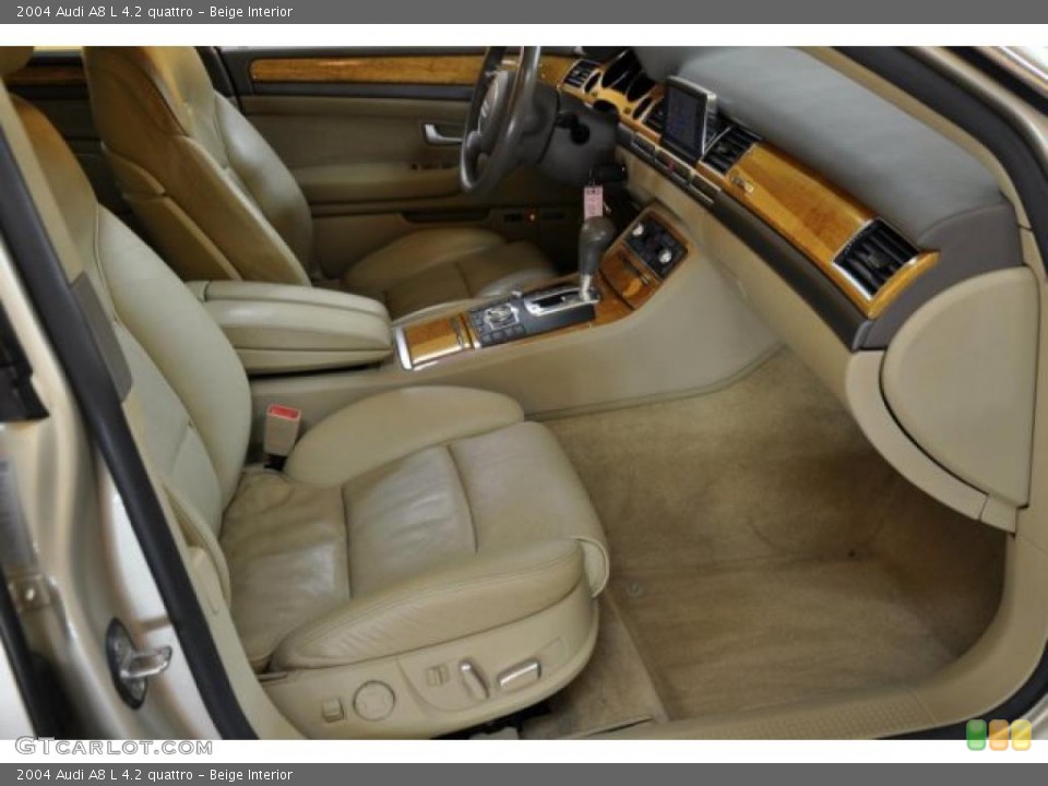 Beige 2004 Audi A8 Interiors