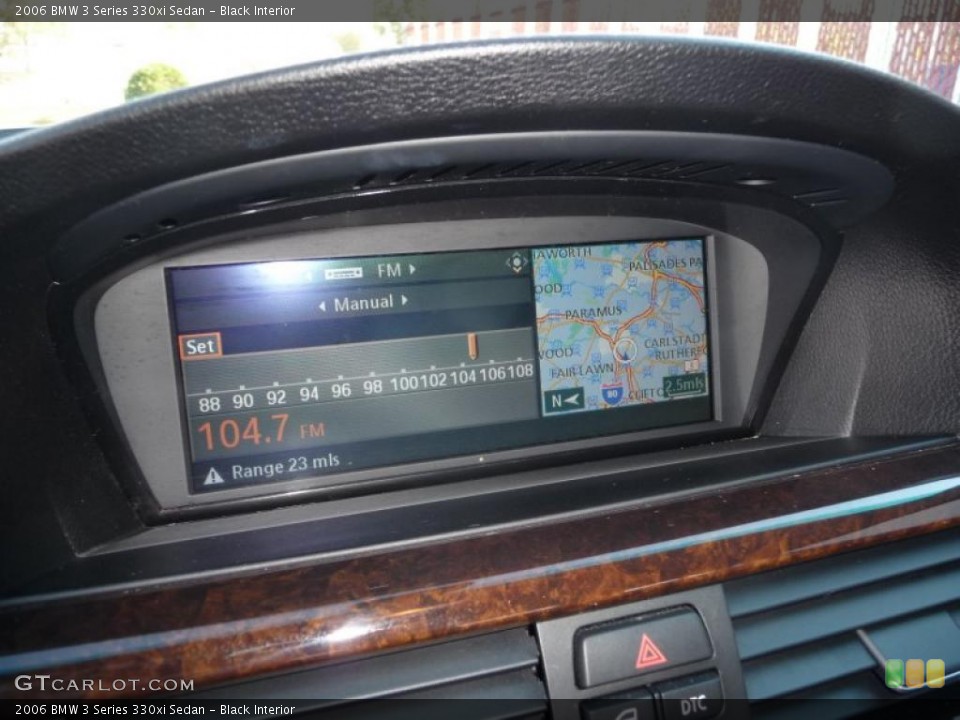 Black Interior Navigation for the 2006 BMW 3 Series 330xi Sedan #39408805