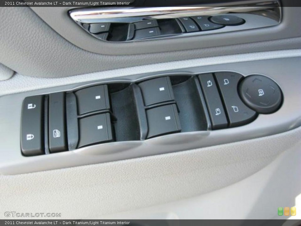 Dark Titanium/Light Titanium Interior Controls for the 2011 Chevrolet Avalanche LT #39408893