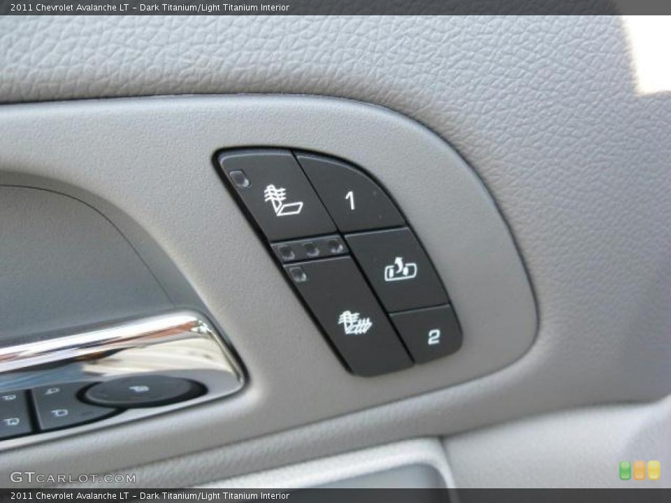 Dark Titanium/Light Titanium Interior Controls for the 2011 Chevrolet Avalanche LT #39408909