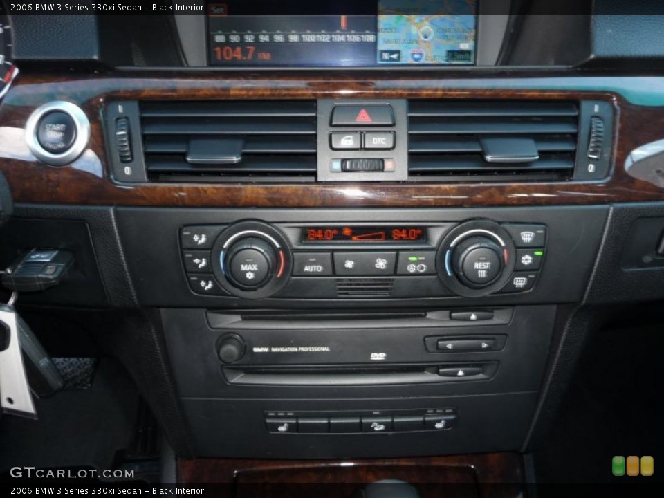 Black Interior Controls for the 2006 BMW 3 Series 330xi Sedan #39408973