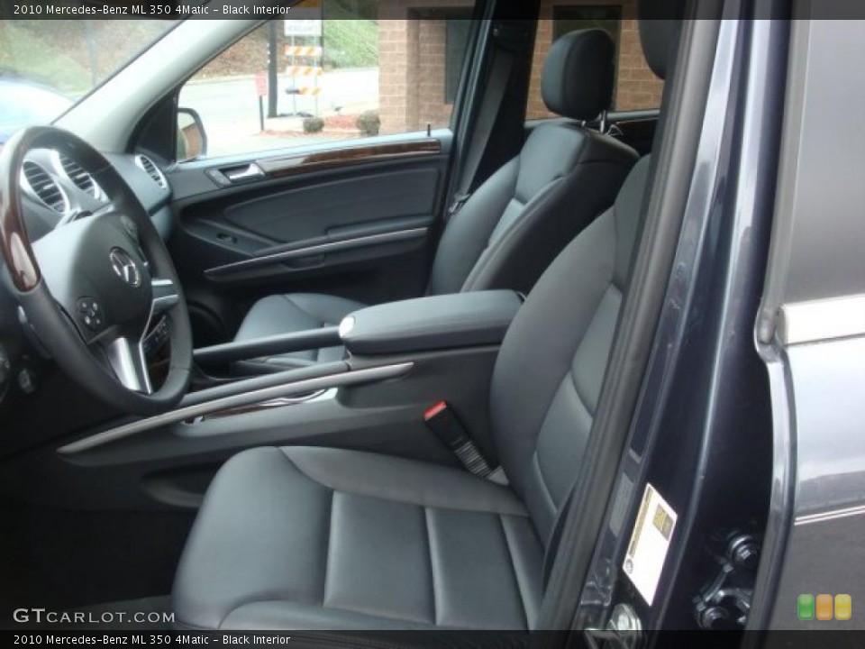 Black Interior Photo for the 2010 Mercedes-Benz ML 350 4Matic #39409377
