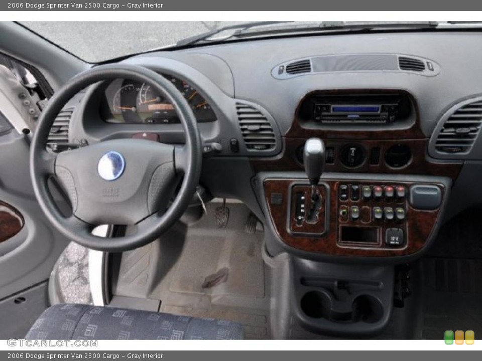 Gray Interior Dashboard for the 2006 Dodge Sprinter Van 2500 Cargo #39409469