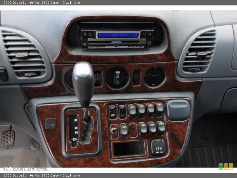 Gray Interior Controls for the 2006 Dodge Sprinter Van 2500 Cargo #39409482