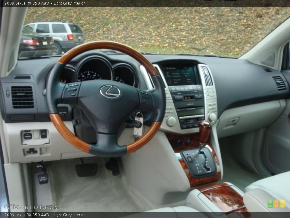 Light Gray Interior Prime Interior for the 2009 Lexus RX 350 AWD #39409641