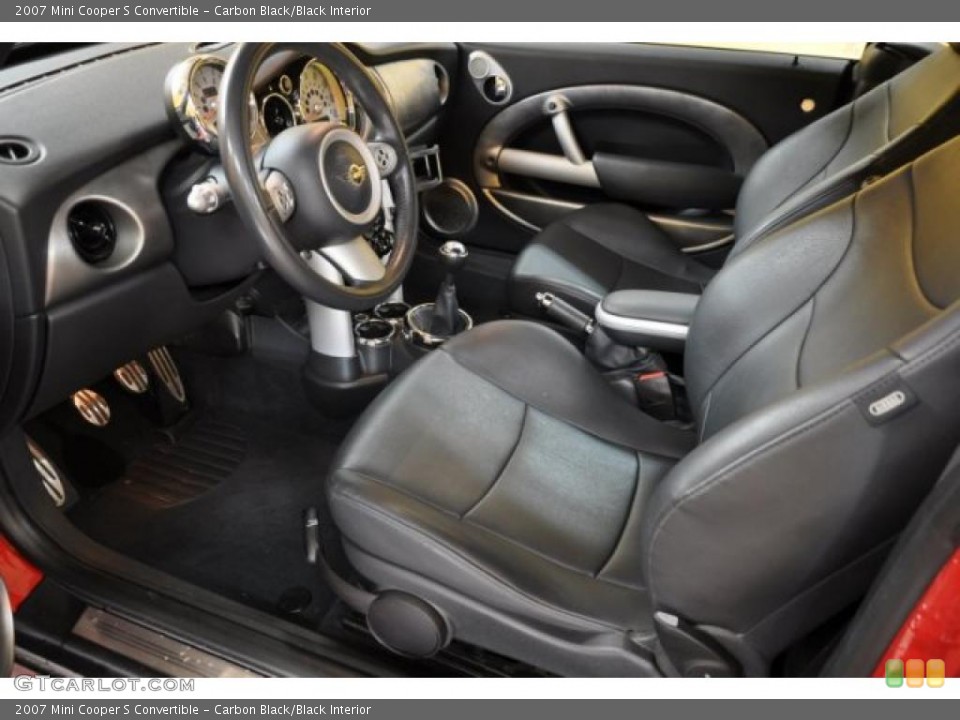 Carbon Black/Black Interior Photo for the 2007 Mini Cooper S Convertible #39410005