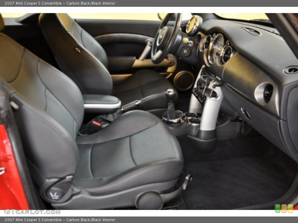 Carbon Black/Black Interior Photo for the 2007 Mini Cooper S Convertible #39410049