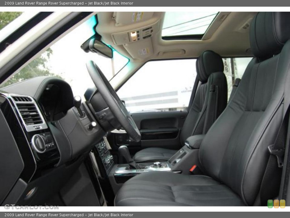 Jet Black/Jet Black Interior Photo for the 2009 Land Rover Range Rover Supercharged #39410285