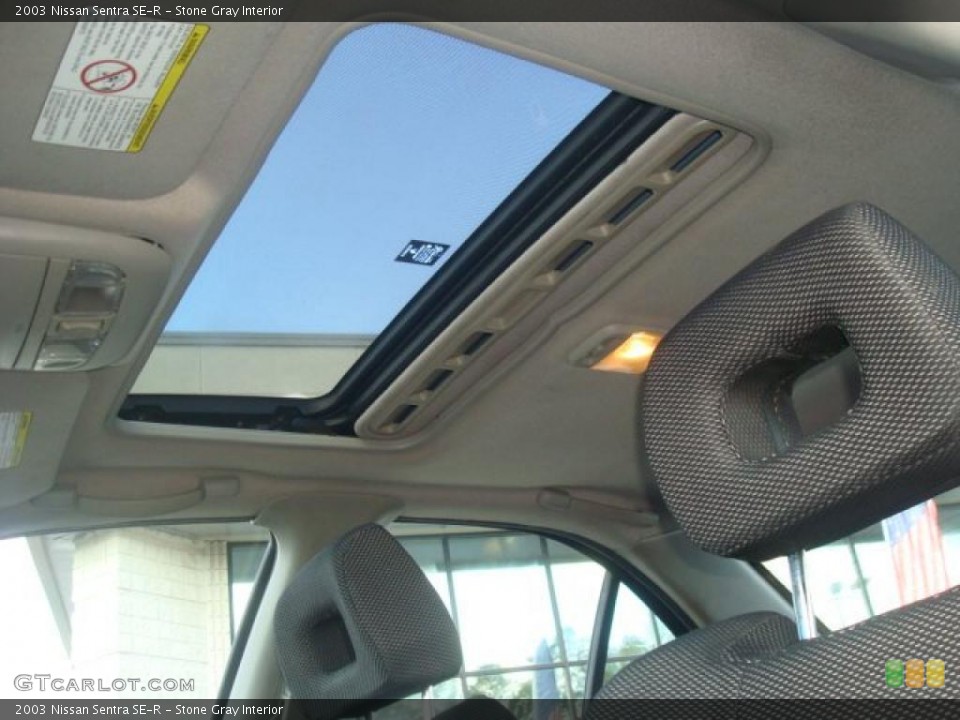 Stone Gray Interior Sunroof for the 2003 Nissan Sentra SE-R #39410293