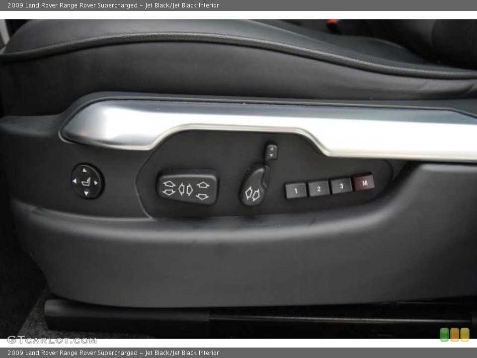 Jet Black/Jet Black Interior Controls for the 2009 Land Rover Range Rover Supercharged #39410493