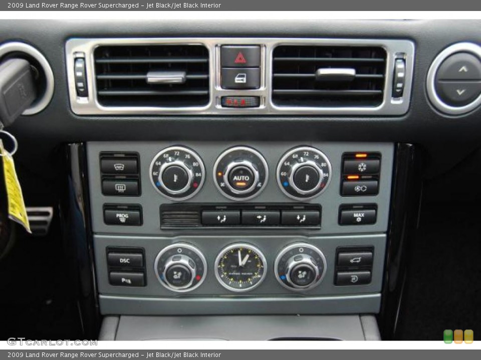 Jet Black/Jet Black Interior Controls for the 2009 Land Rover Range Rover Supercharged #39410557