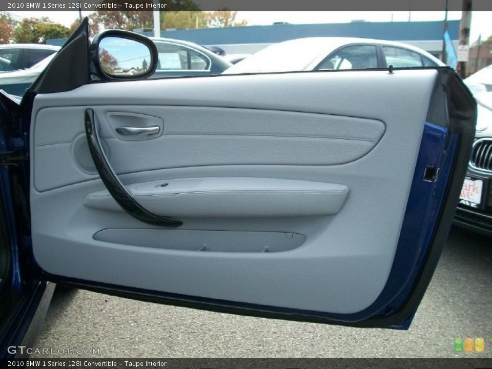 Taupe Interior Door Panel for the 2010 BMW 1 Series 128i Convertible #39410777