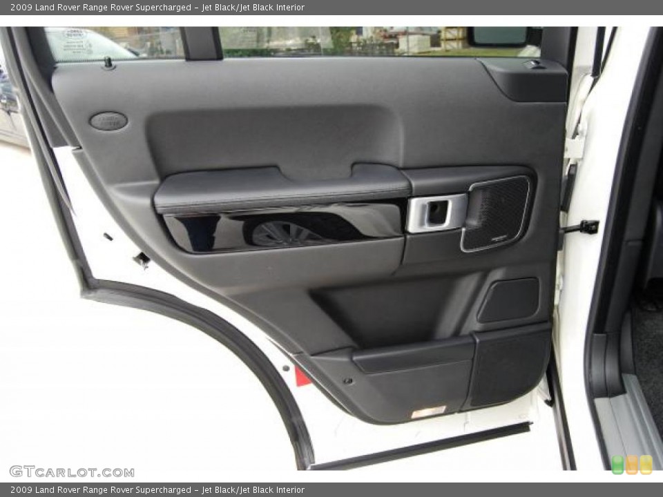 Jet Black/Jet Black Interior Door Panel for the 2009 Land Rover Range Rover Supercharged #39410805