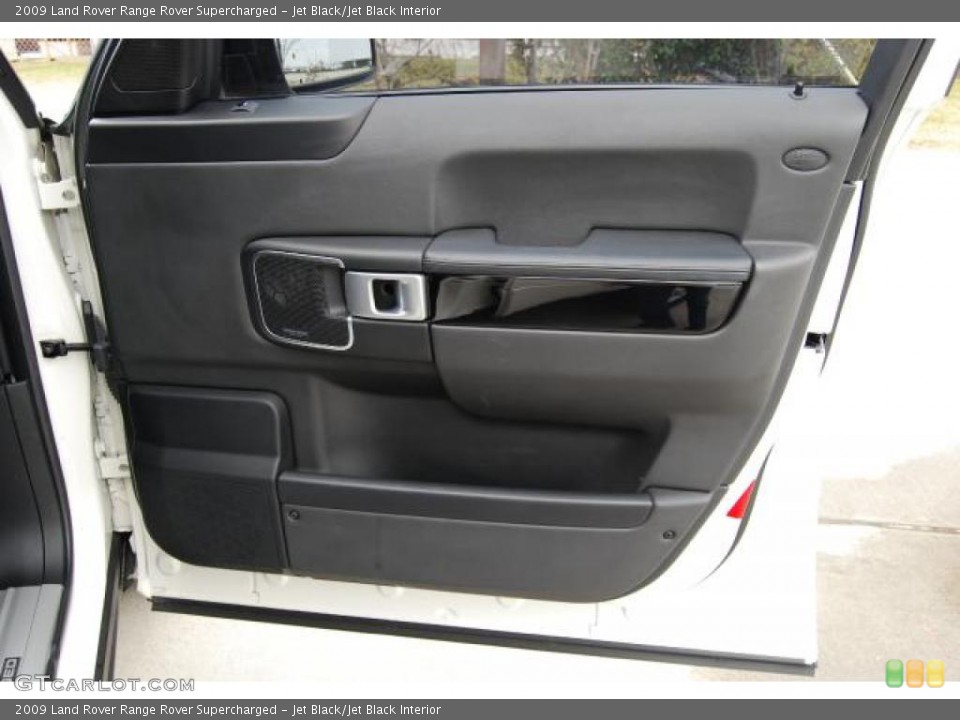 Jet Black/Jet Black Interior Door Panel for the 2009 Land Rover Range Rover Supercharged #39410837