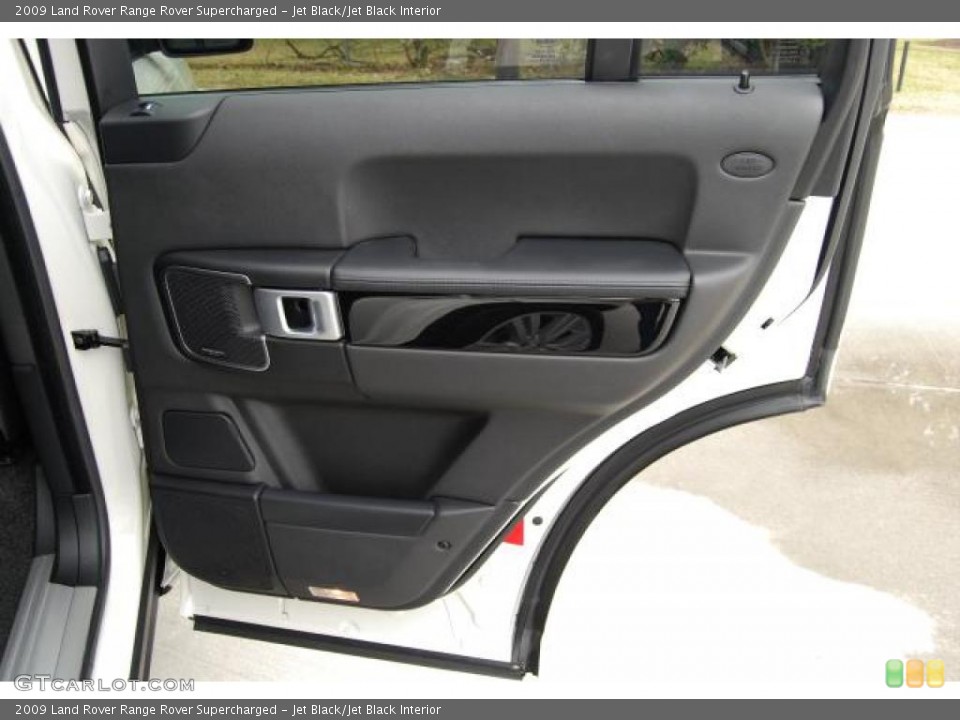 Jet Black/Jet Black Interior Door Panel for the 2009 Land Rover Range Rover Supercharged #39410849