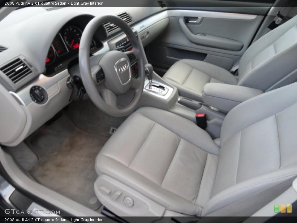 Light Gray Interior Dashboard for the 2008 Audi A4 2.0T quattro Sedan #39411273