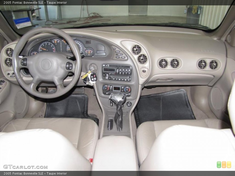 Taupe Interior Dashboard for the 2005 Pontiac Bonneville SLE #39411281