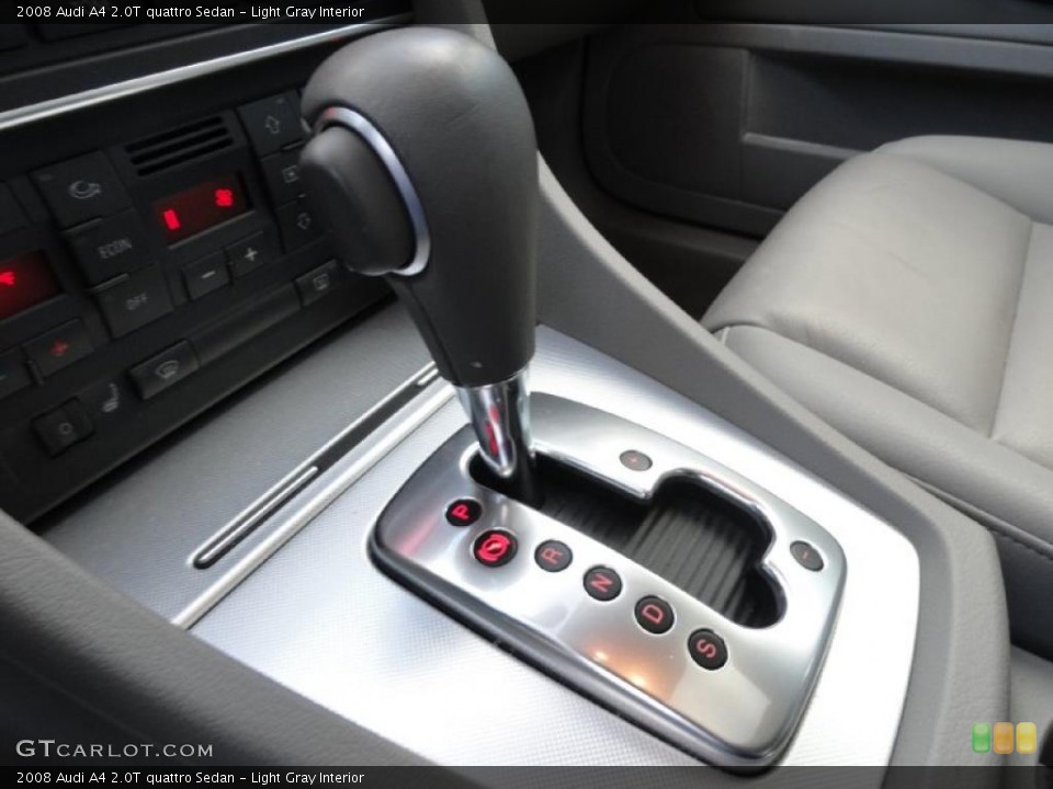 Light Gray Interior Transmission for the 2008 Audi A4 2.0T quattro Sedan #39411353