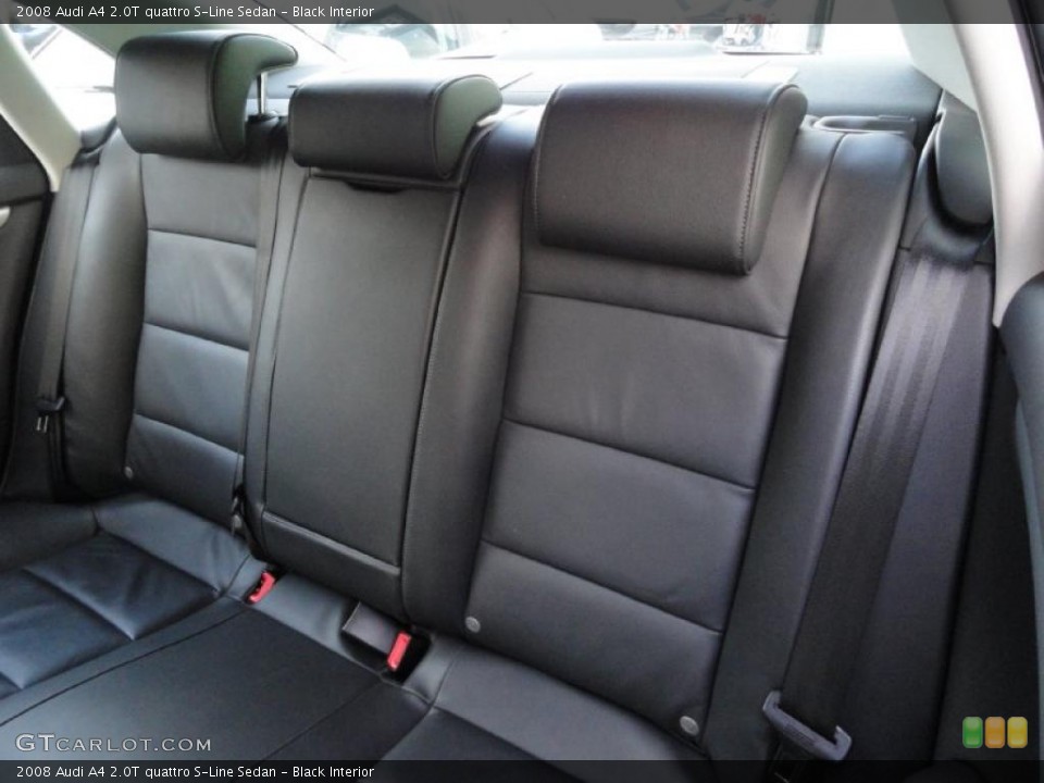 Black Interior Photo for the 2008 Audi A4 2.0T quattro S-Line Sedan #39411833