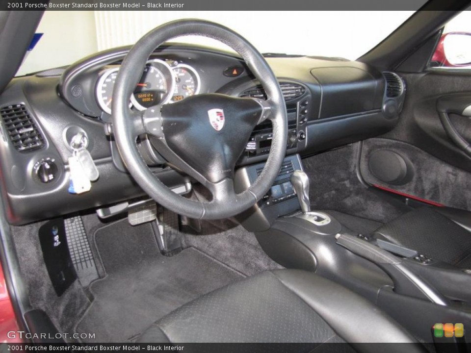 Black Interior Prime Interior for the 2001 Porsche Boxster  #39412201