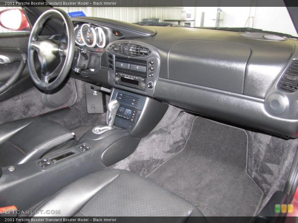 Black Interior Dashboard for the 2001 Porsche Boxster  #39412225
