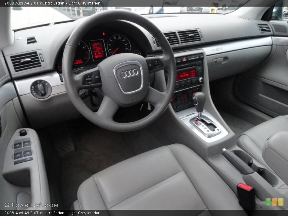 Light Gray Interior Prime Interior for the 2008 Audi A4 2.0T quattro Sedan #39412241