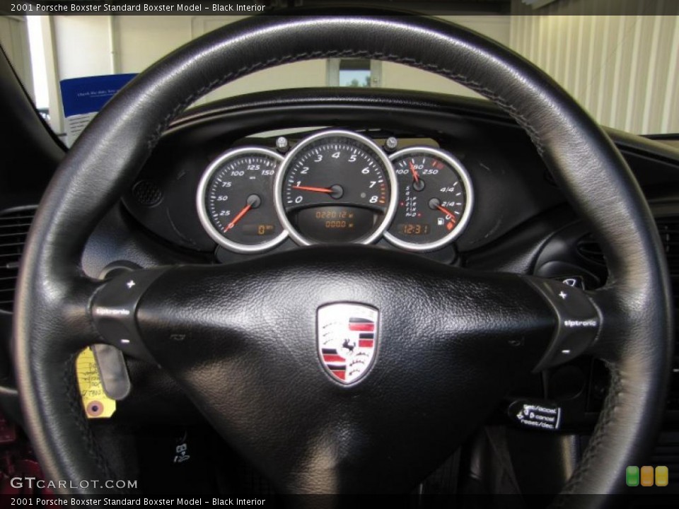 Black Interior Steering Wheel for the 2001 Porsche Boxster  #39412297