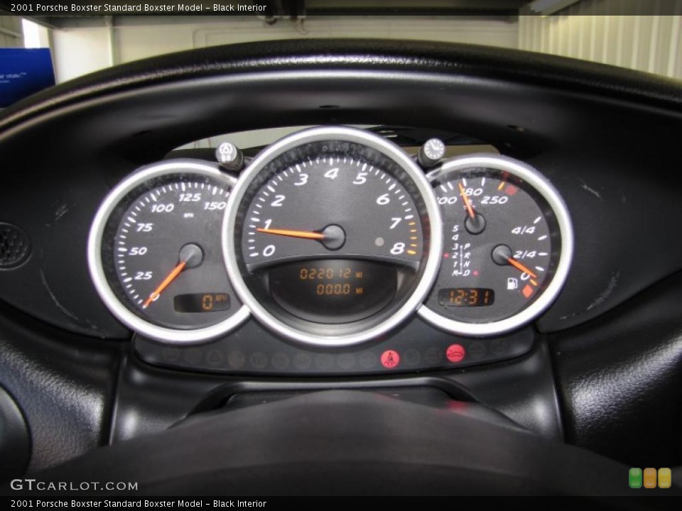 Black Interior Gauges for the 2001 Porsche Boxster  #39412313