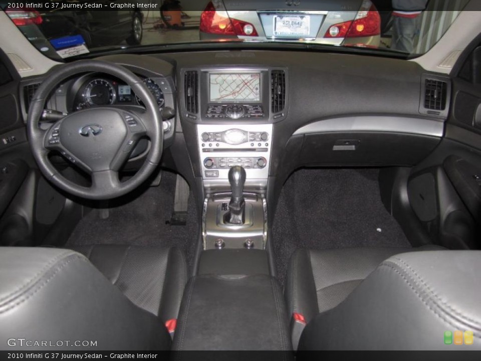 Graphite Interior Dashboard for the 2010 Infiniti G 37 Journey Sedan #39412585