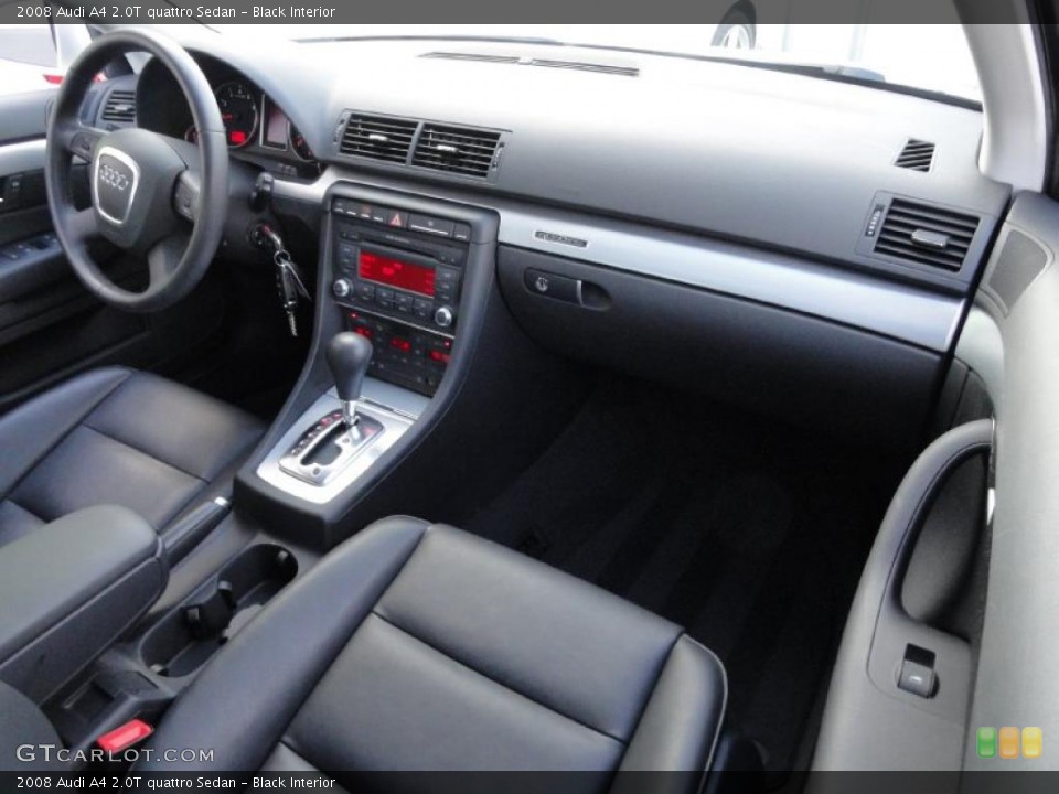 Black Interior Dashboard for the 2008 Audi A4 2.0T quattro Sedan #39412761