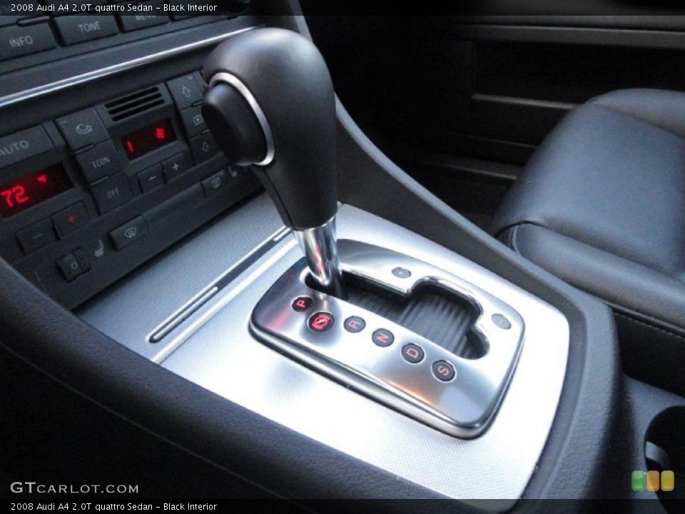 Black Interior Transmission for the 2008 Audi A4 2.0T quattro Sedan #39412785