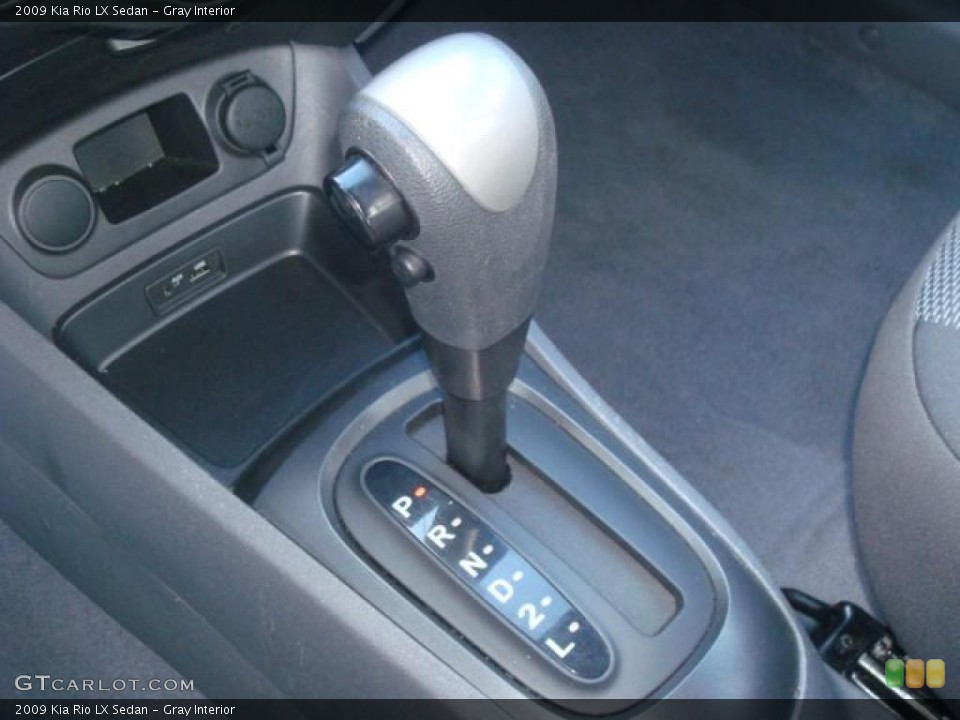 Gray Interior Transmission for the 2009 Kia Rio LX Sedan #39412805