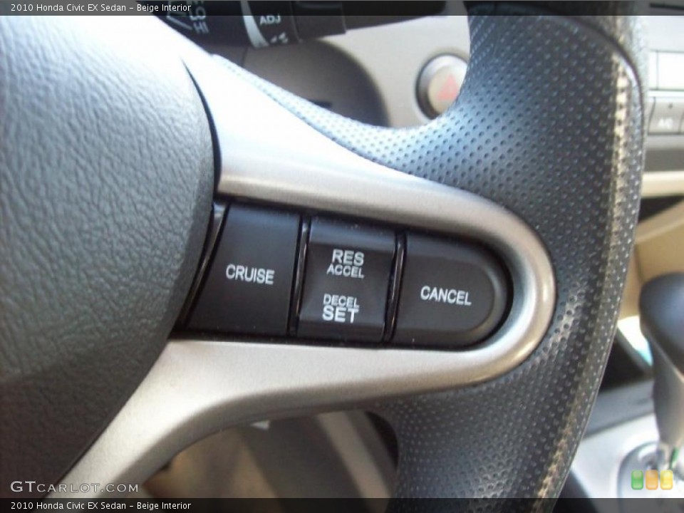 Beige Interior Controls for the 2010 Honda Civic EX Sedan #39413409
