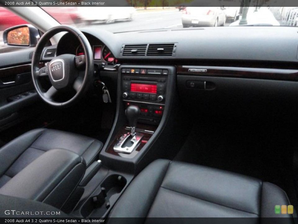 Black Interior Dashboard for the 2008 Audi A4 3.2 Quattro S-Line Sedan #39413777